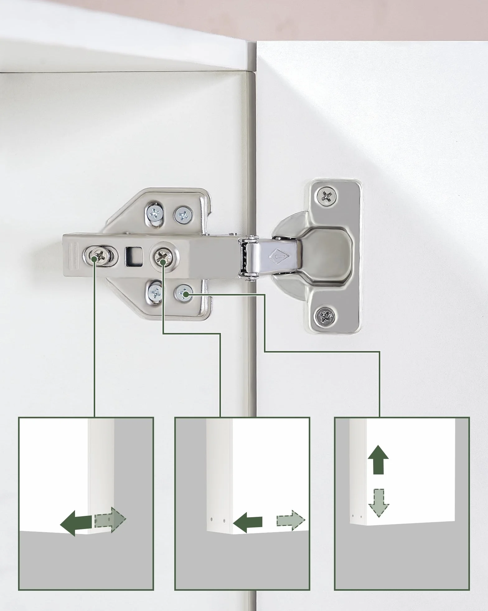 CHOEZON Armario con Espejo Baño 45x60 cm Gabinete Pared Blanco
