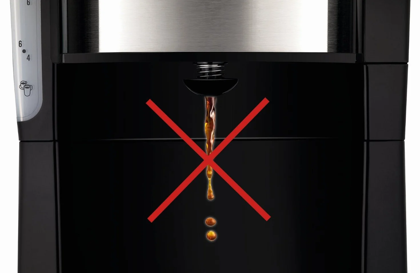 Moulinex FT360811 - Cafetera de goteo, 850 W, 0.9 L, de café molido, acero inoxidable, negro