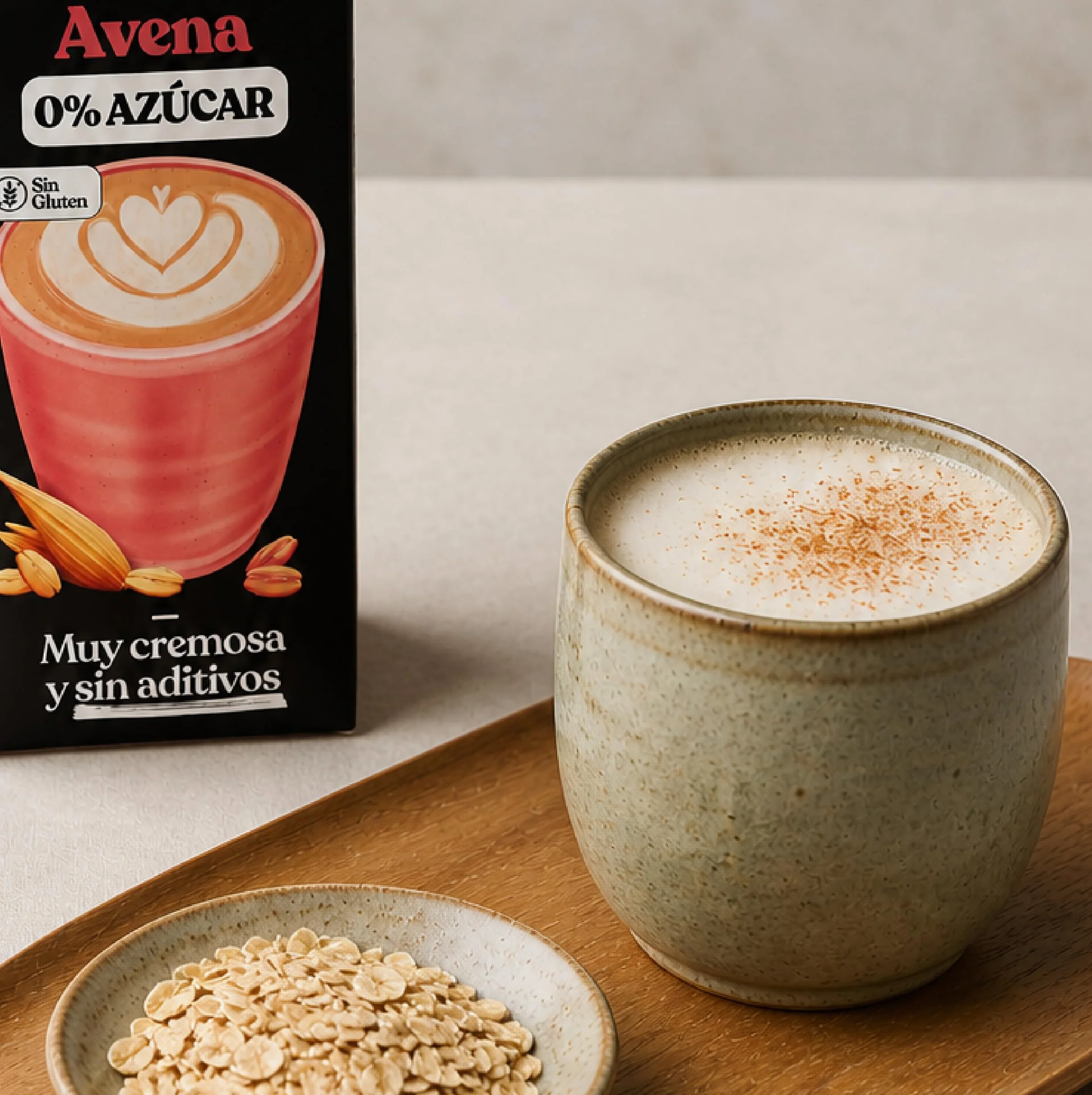 YOSOY Bebida Vegetal de Avena Barista sin Azúcar Pack 6 x 1L