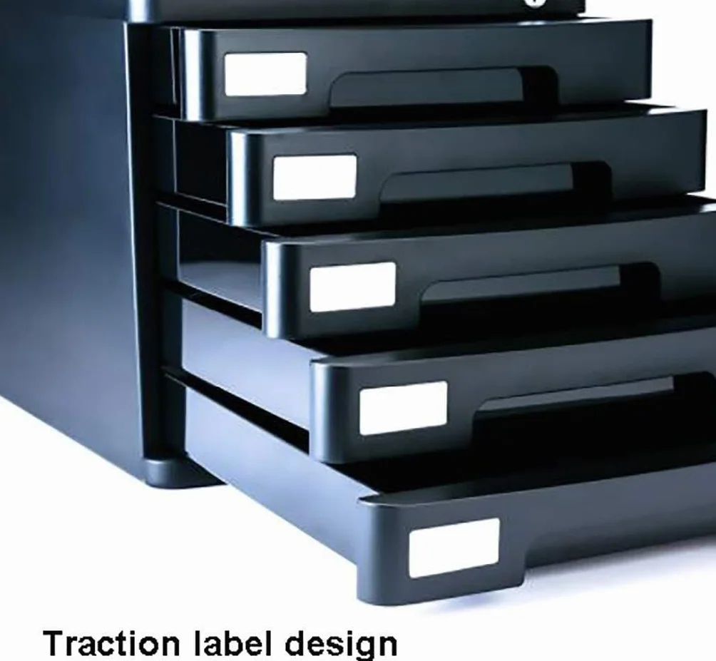 Caja de Documentos Archivador Gabinete de Almacenamiento de Archivos de plástico Varios Suministros de Oficina Gabinete de Datos Estantería