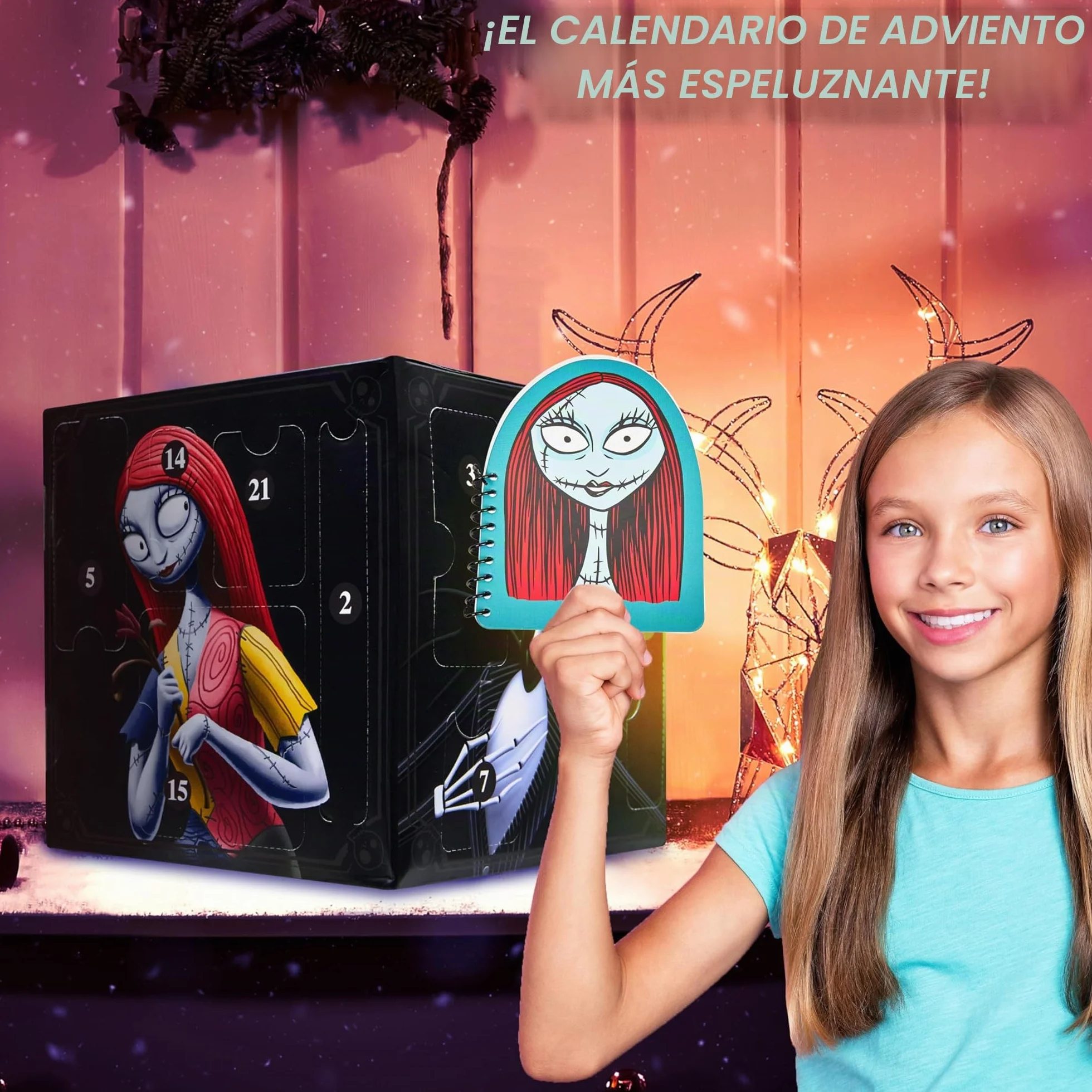 Disney The Nightmare Before Christmas Calendario Adviento 2025 Negro/Multi
