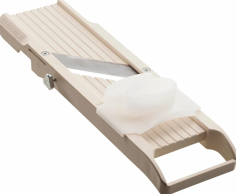 Benriner 64W- Cortador de verduras, plástico ABS, color blanco