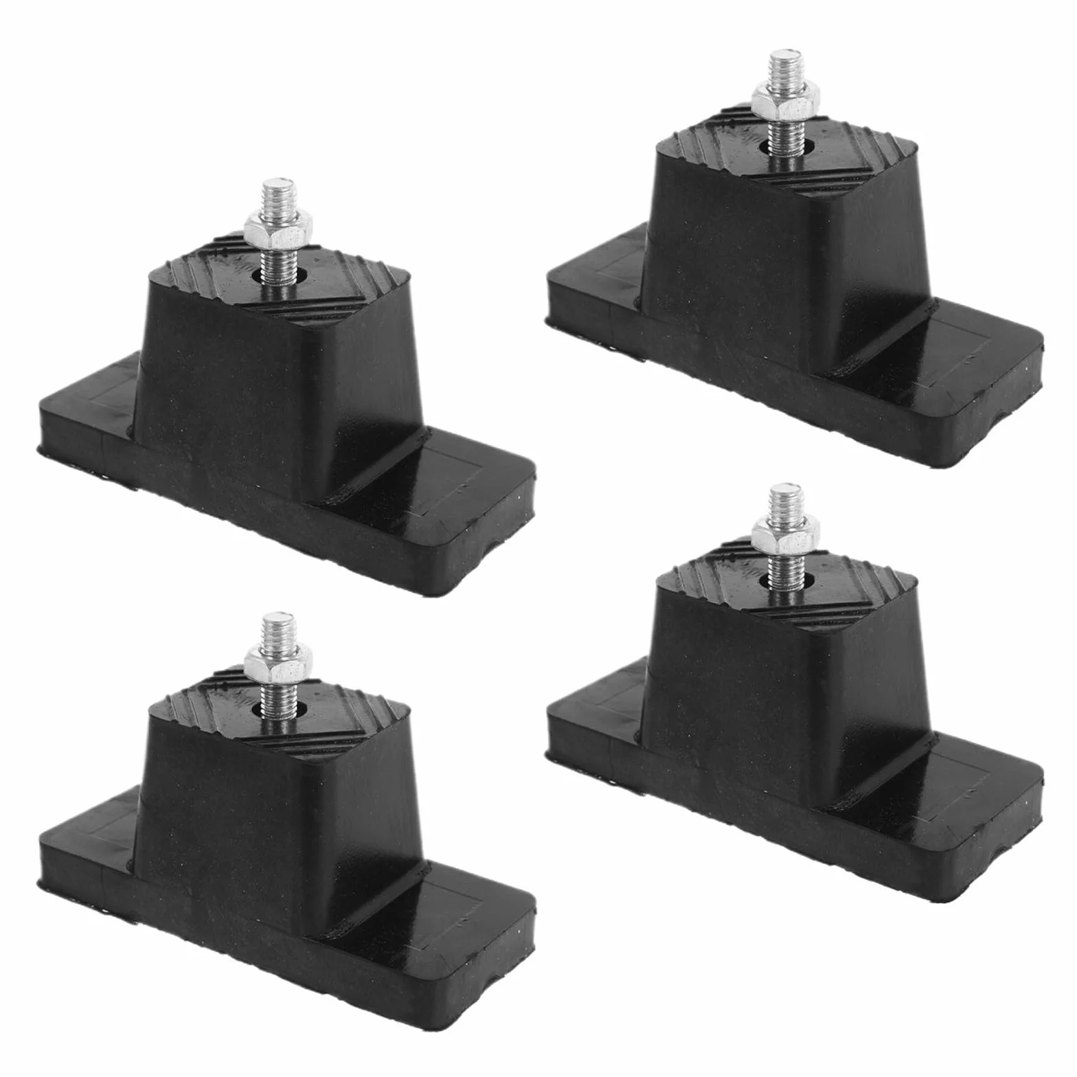 HIZON Almohadilla antivibración for Aire Acondicionado de 4 Piezas | Almohadillas antivibración Esteras amortiguadoras de goma con reducción de ruido