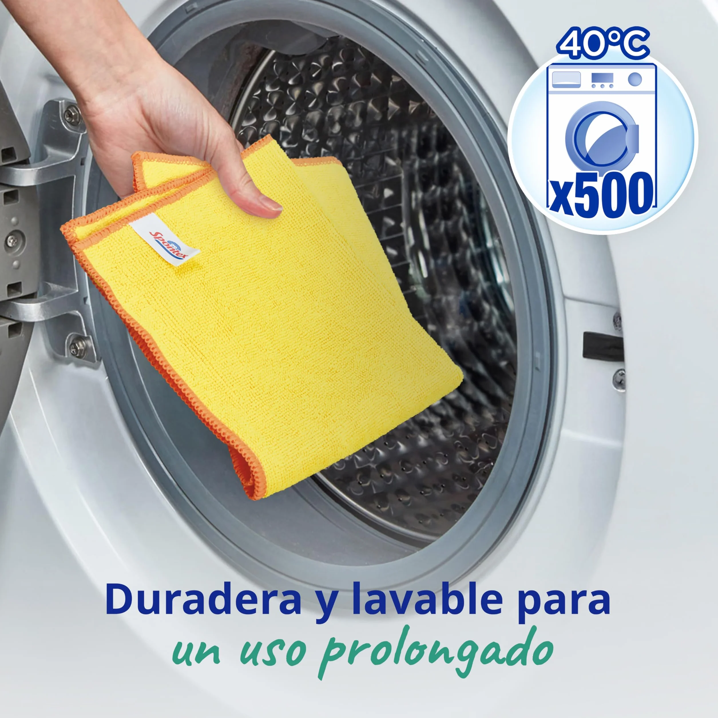Spontex Paños de microfibra limpieza 30x30 cm 16 unidades Colores surtidos