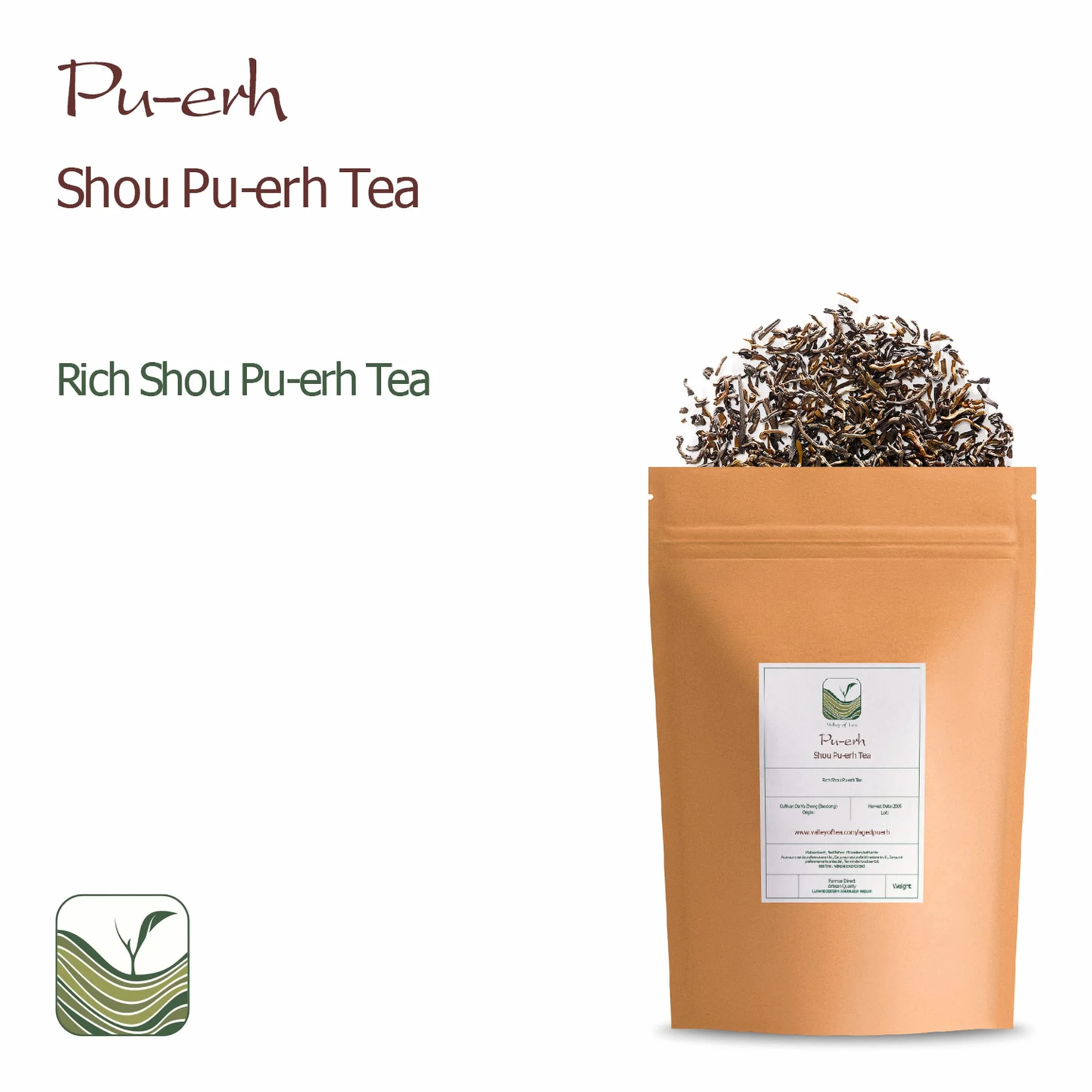 Pu-Erh Té Yunnan China Hoja Suelta