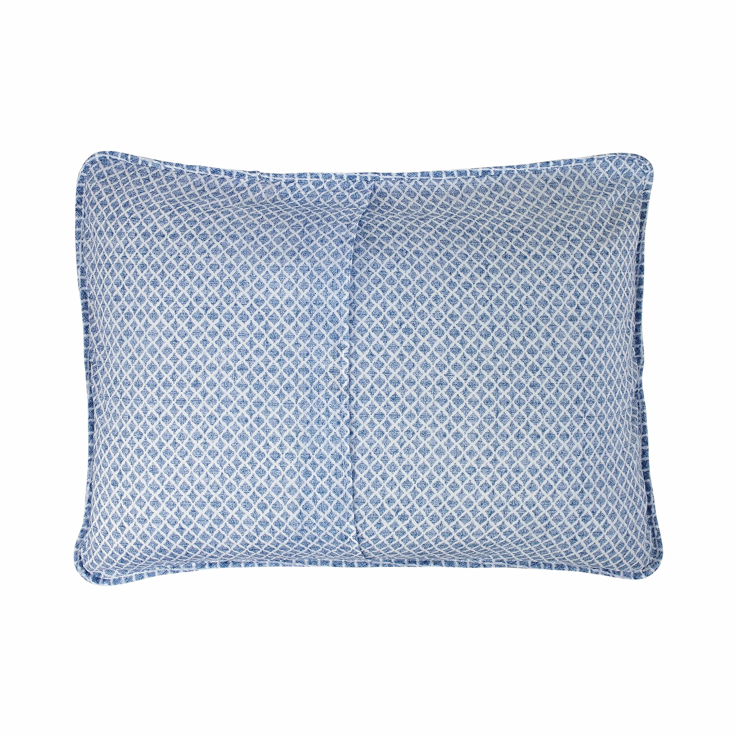 Laura Ashley Juego de edredón, 100% algodón, Azul, tamaño King