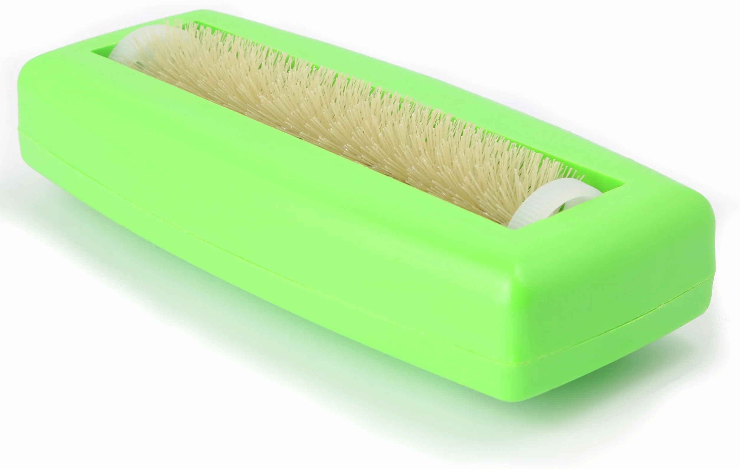 Aspiradora de mano con rodillo de mesa verde para coche caravana hogar