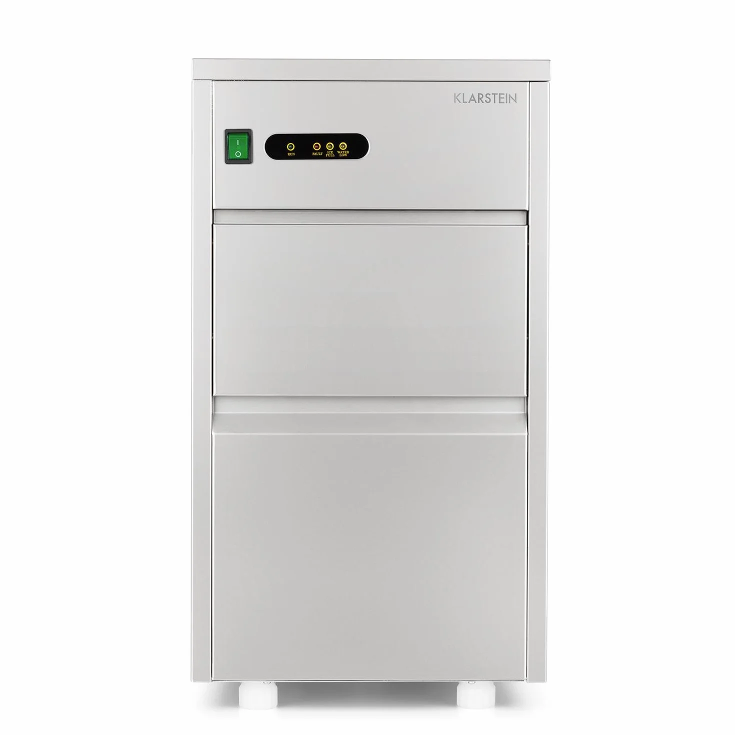 Klarstein Powericer XL Máquina industrial de cubitos de hielo 145W 20kg/24h Acero Inoxidable