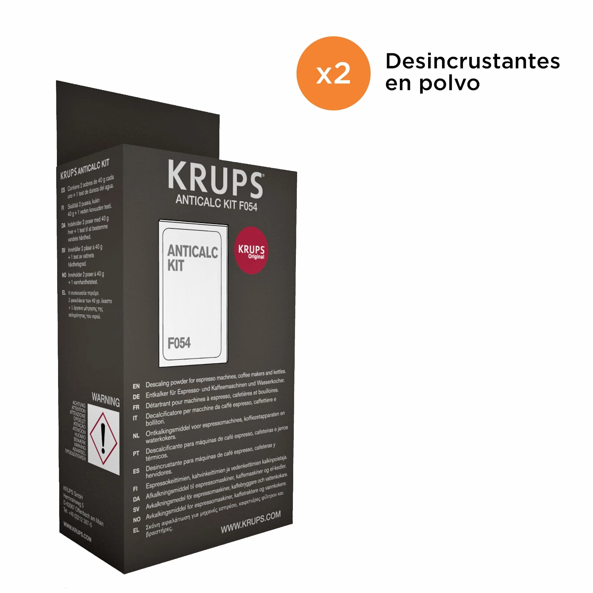Krups F0540010 Kit Descalcificación Multicolor Talla Única
