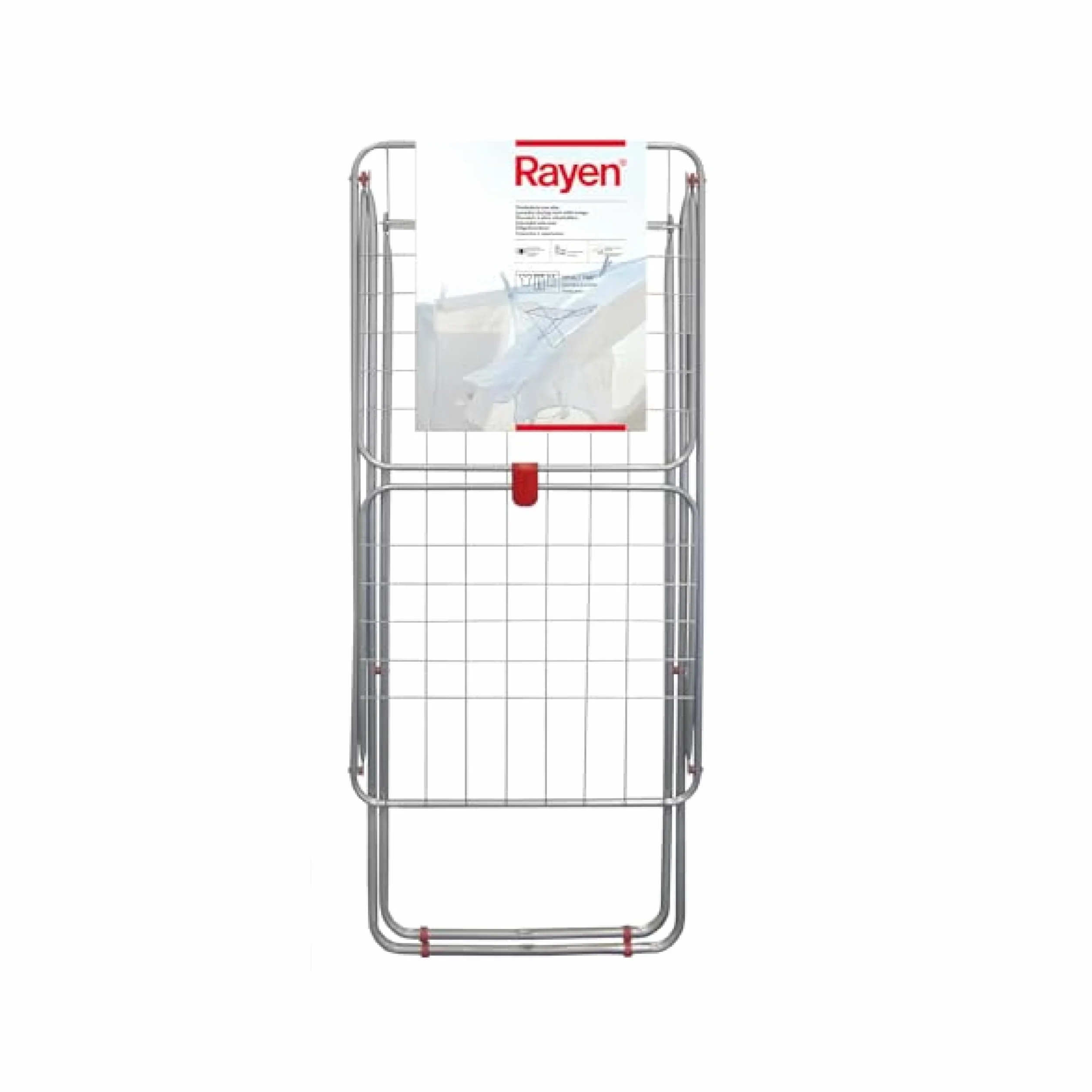 Tendedero plegable Rayen 19 m 182 x 55 x 102 cm Acero para interior y exterior