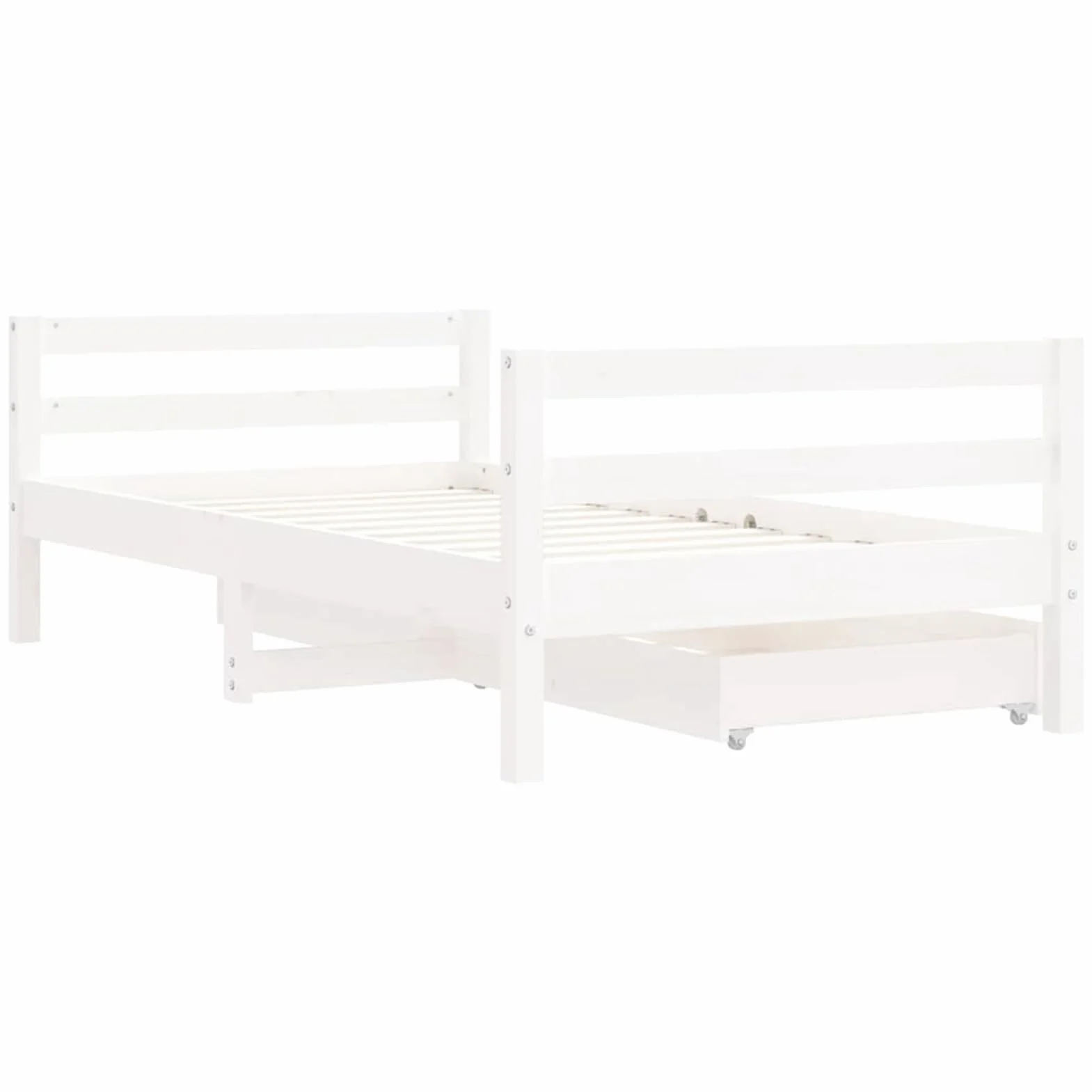 Tidyard Cama Infantil de Madera con Cajón de Almacenaje, Diseño Elegante, Adecuada para Niños +4 Años Modelo DSXYFXLYD-834445ES