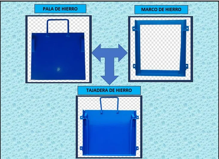 TAJADERA DE HIERRO (40 Cm)