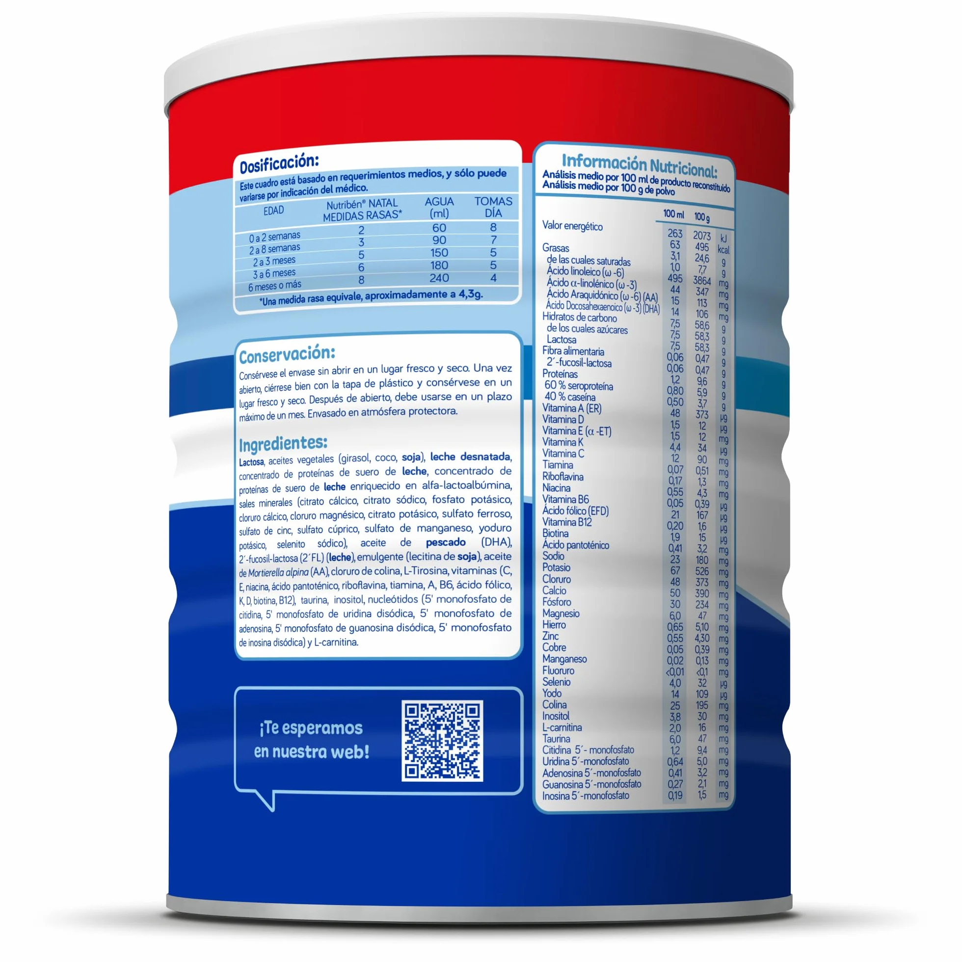 Nutribén Natal Pro Alfa 1 Leche en Polvo Bebé 1 Gran Formato 1KG