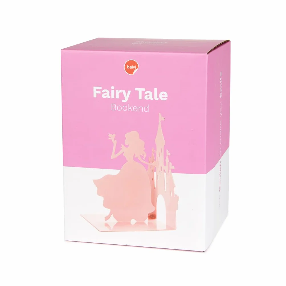Balvi Sujetalibros Fairy Tale Color Rosa Una Princesa y su Castillo Metal