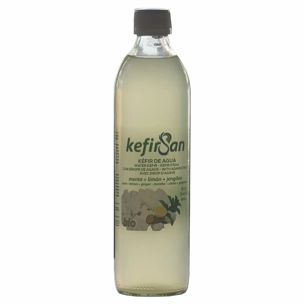 Kefirsan Kefir de Agua Ecológico Menta Limón Jengibre 3x500ml