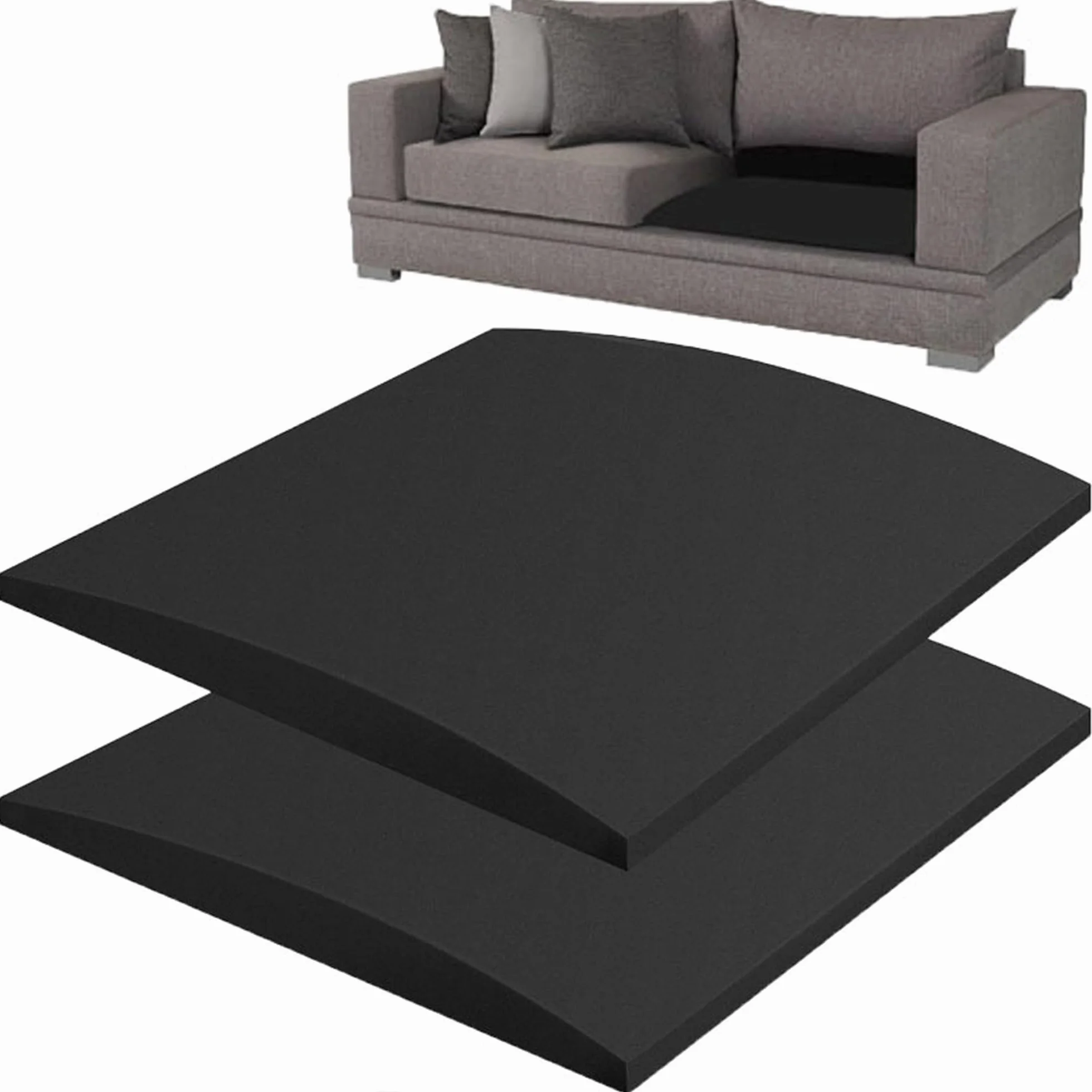 Almohadilla Protectora del Sofá 50x50cm, Soporte de Esponja para Reparación de Hundimiento