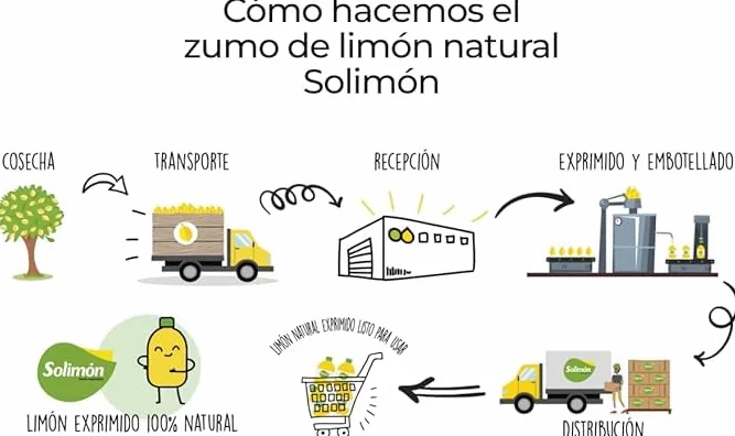 SoLimón Zumo de Limón Exprimido 2L PACK 2 BOTELLAS