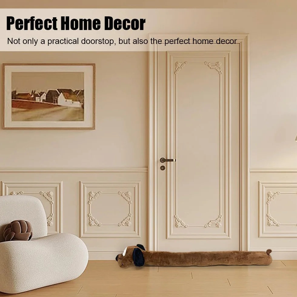 Burlete para puertas 90 cm, aislante acústico, sellado para puertas y ventanas, cortavientos
