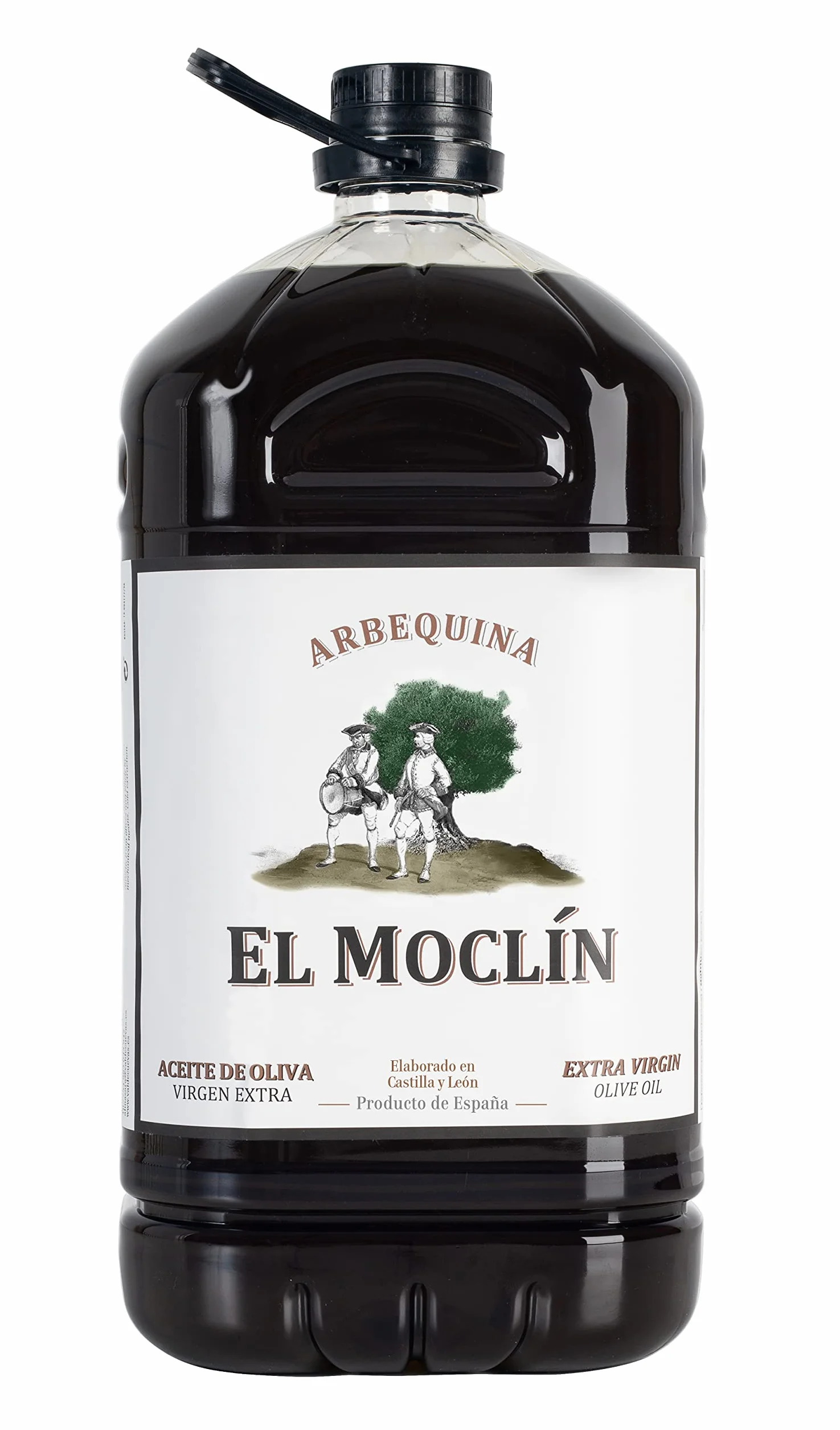 El Moclín Aceite De Oliva Virgen Extra 5 Litro Caja, Suave, Aterciopelado, Frutas Plátano Manzana Almendra, 5000 Mililitro