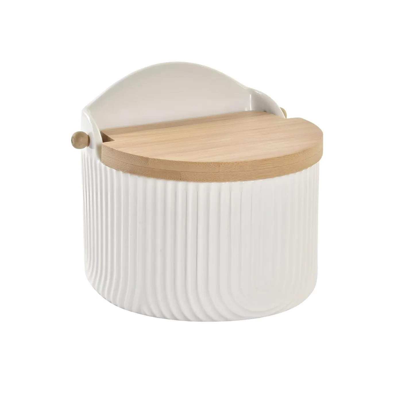 Salero Cocina Blanco Minimalista de Ceramica D,casa