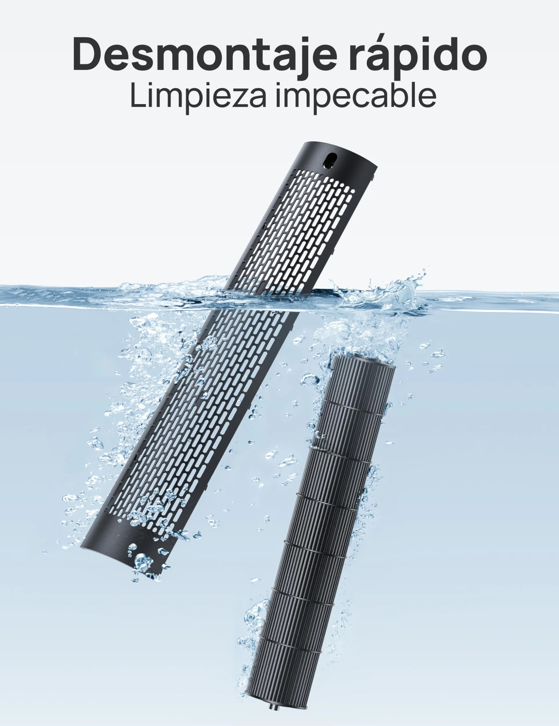 Dreo Ventilador de torre inteligente Cruiser Pro 106 cm, WiFi Alexa, oscilante de 90°, 9 ajustes de velocidad, temporizador de 12 horas, control APP, control por voz, mando a distancia, pantalla LED
