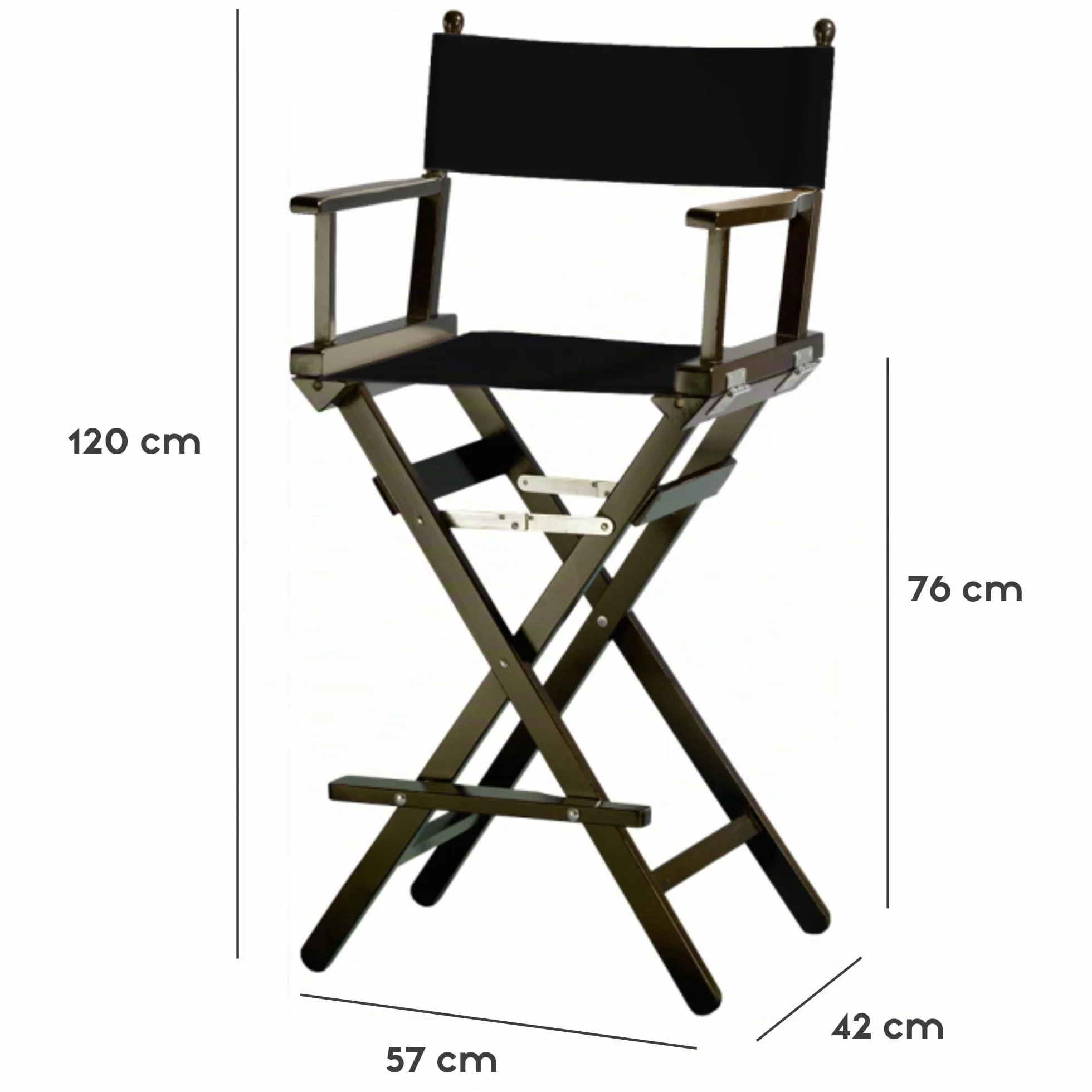 Silla de director de cine, para maquillaje, para manicura