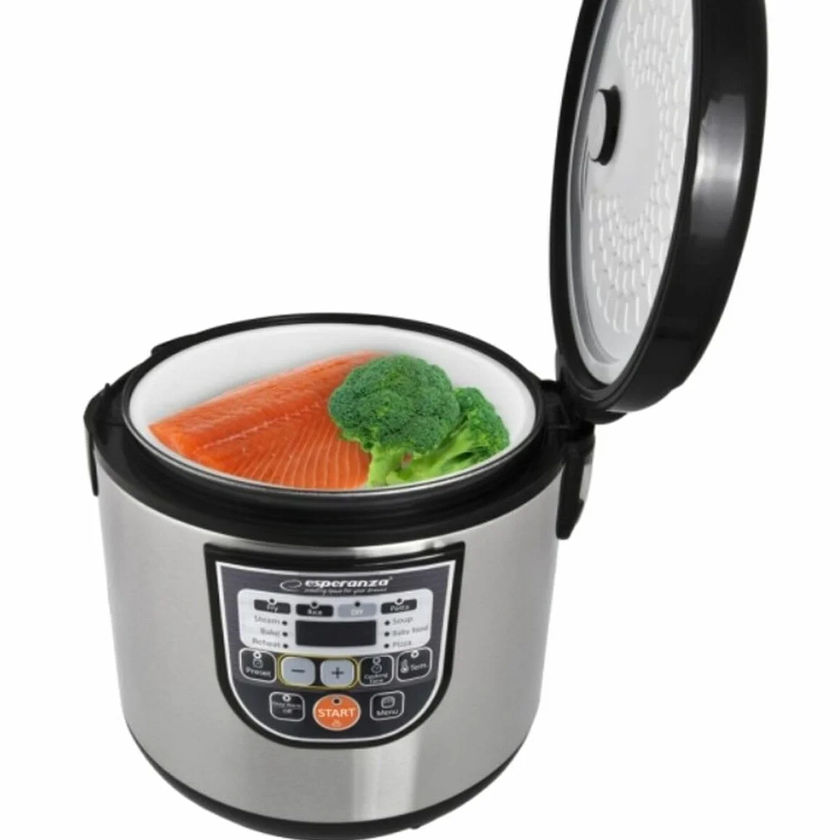 Esperanza EKG011 Multi Cooker 5 L 860 W Black Stainless Steel
