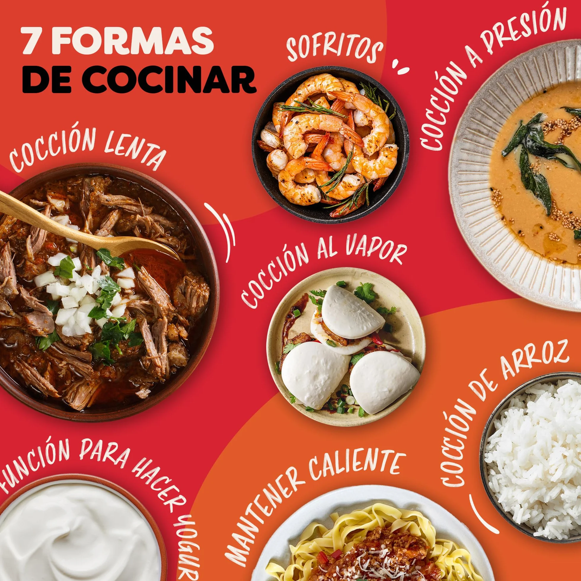 Instant Pot Duo 7 en 1 Olla multifunción 5,7 L Acero inoxidable cepillado