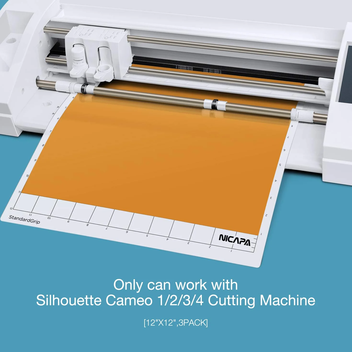 Silhouette Cameo 5/4/3/2/1 Esterilla de Corte 30x30 cm 6 Unidades Antideslizante Flexible