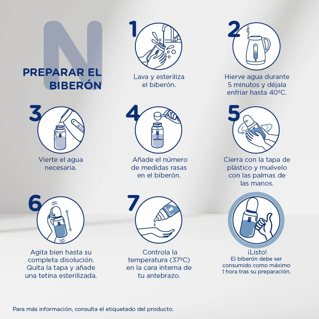 Novalac 2 Leche en polvo Continuación 6-12 Meses 800 g Hierro DHA