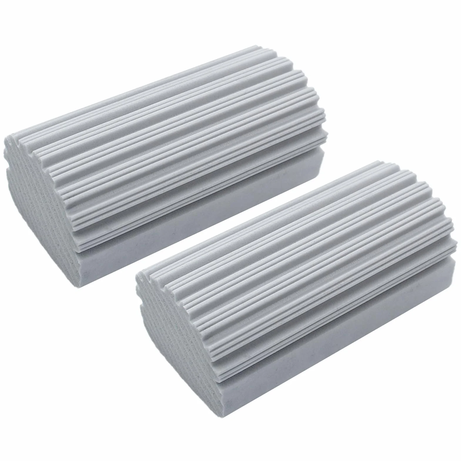 2 Piezas Esponja Atrapapolvo,Plumero de Esponja,Esponja Atrapapolvo Reutilizable,Esponja Limpieza hogar,para Limpiar Persianas, Vidrio,Limpiar el Polvo doméstico(Gris)