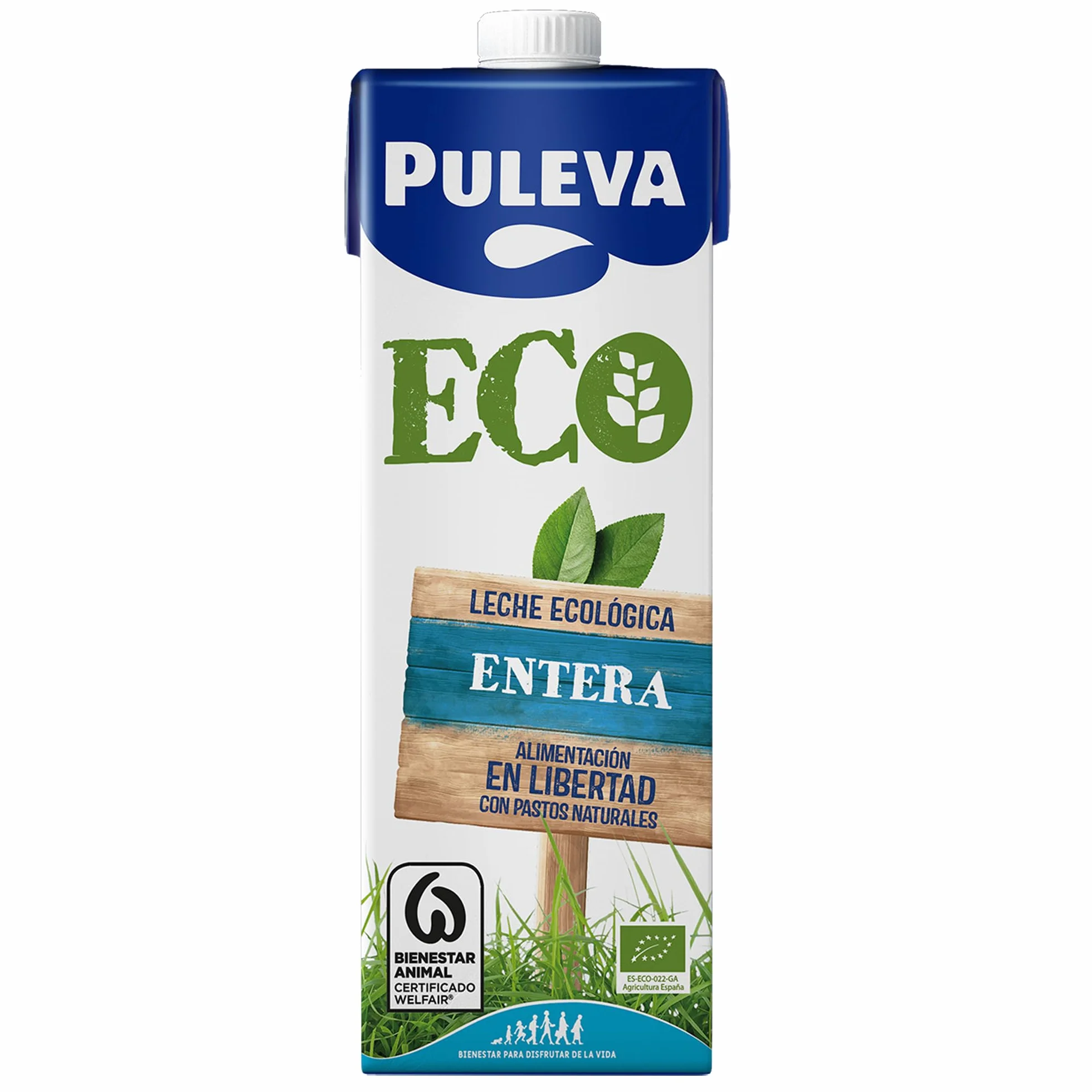 Puleva ECO Leche Ecológica Entera BIO Pack 6 x 1L