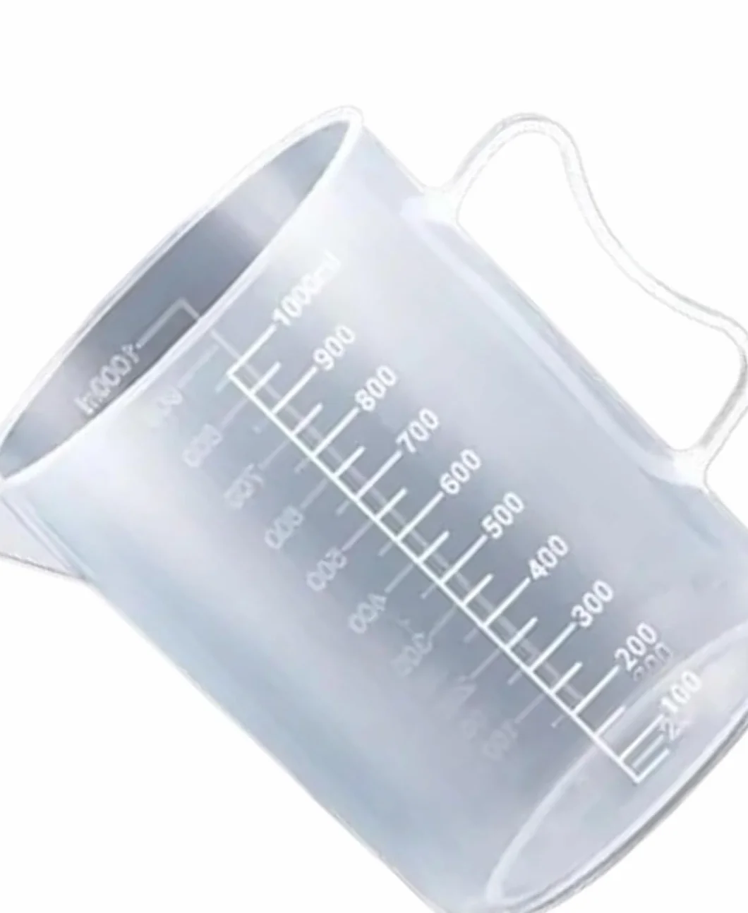 Vaso medidor graduado de plástico transparente con tapa, vaso mezclador de gran capacidad for uso en cocina y laboratorio, 1 ud.(5000ml)