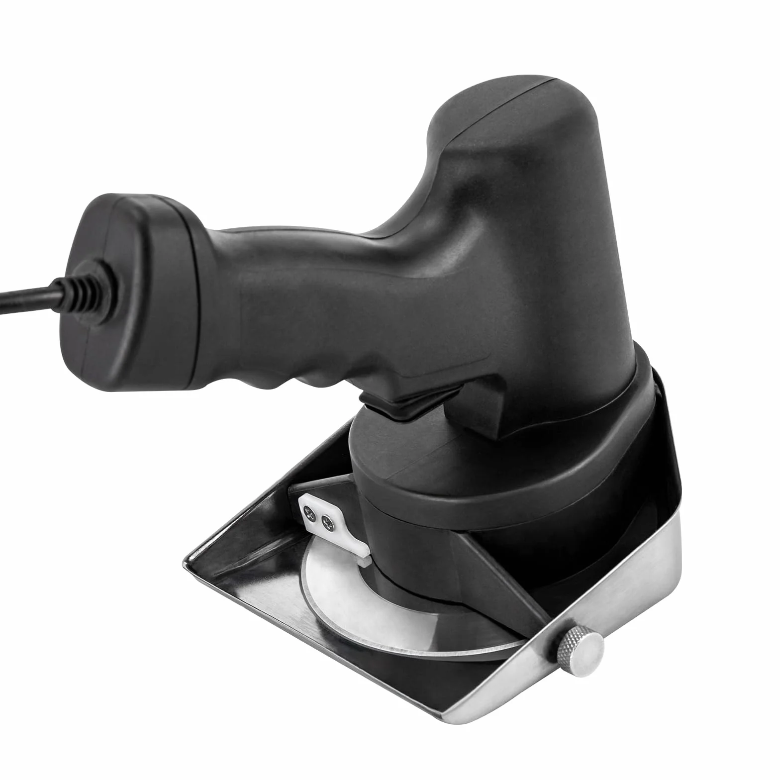 Cuchillo de kebab eléctrico de 120 W, grosor de corte 0-10 mm, cortador de kebab de acero inoxidable, para tiendas de carne asada, restaurantes, familias, etc