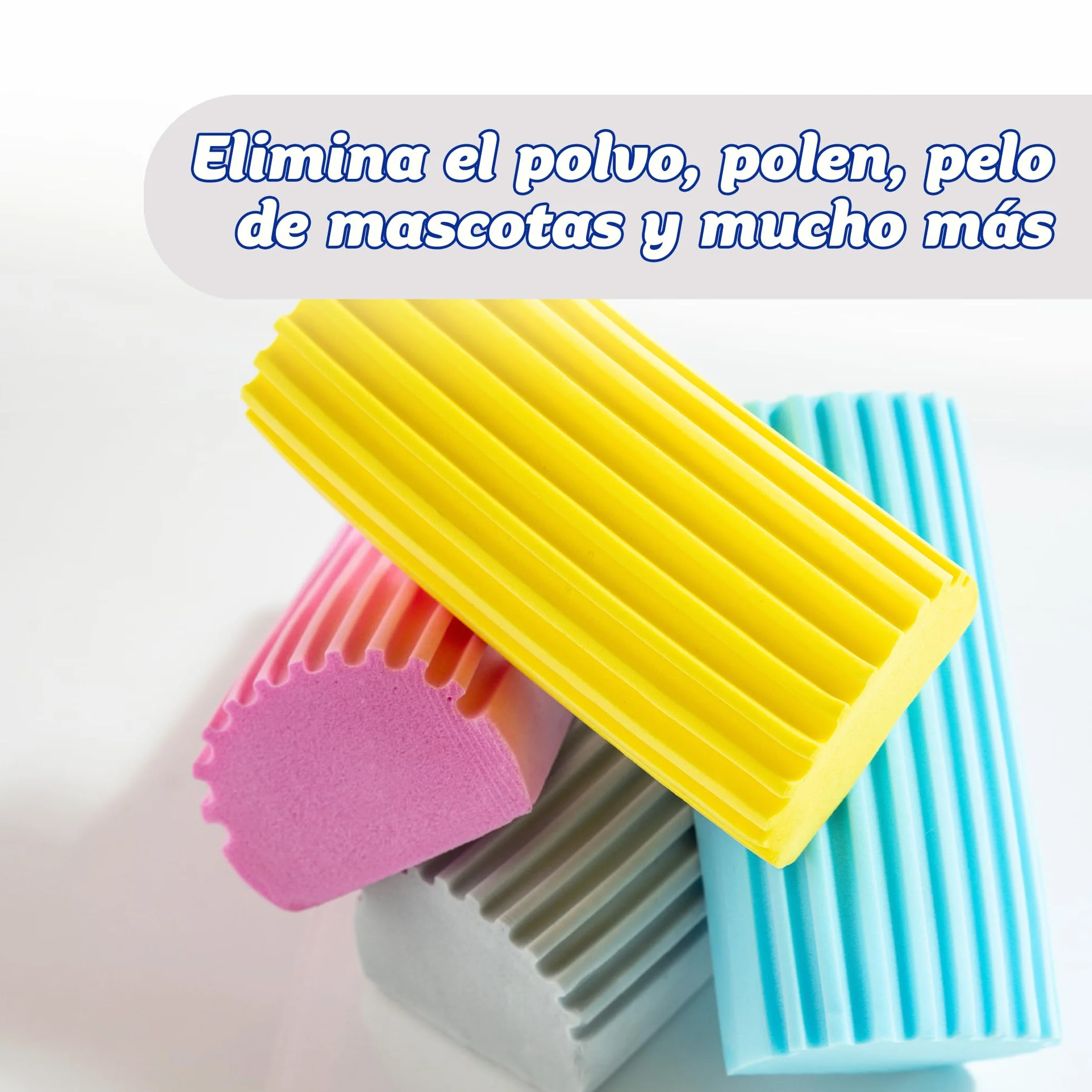 Scrub Daddy Damp Duster Esponja Mágica Atrapapolvo Rosa