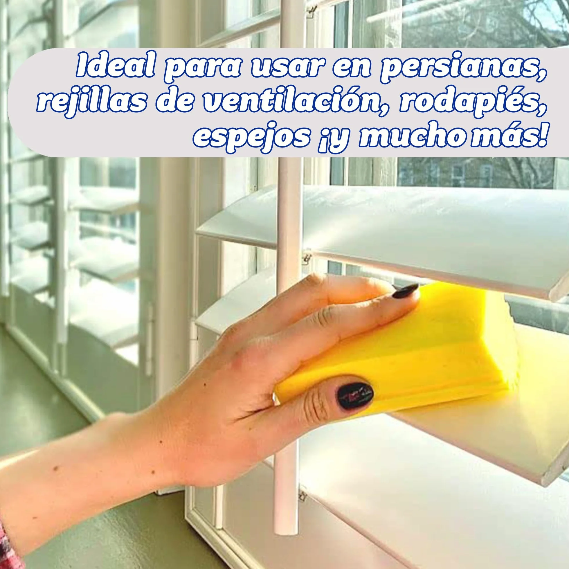 Scrub Daddy Damp Duster Esponja Mágica Atrapapolvo Rosa
