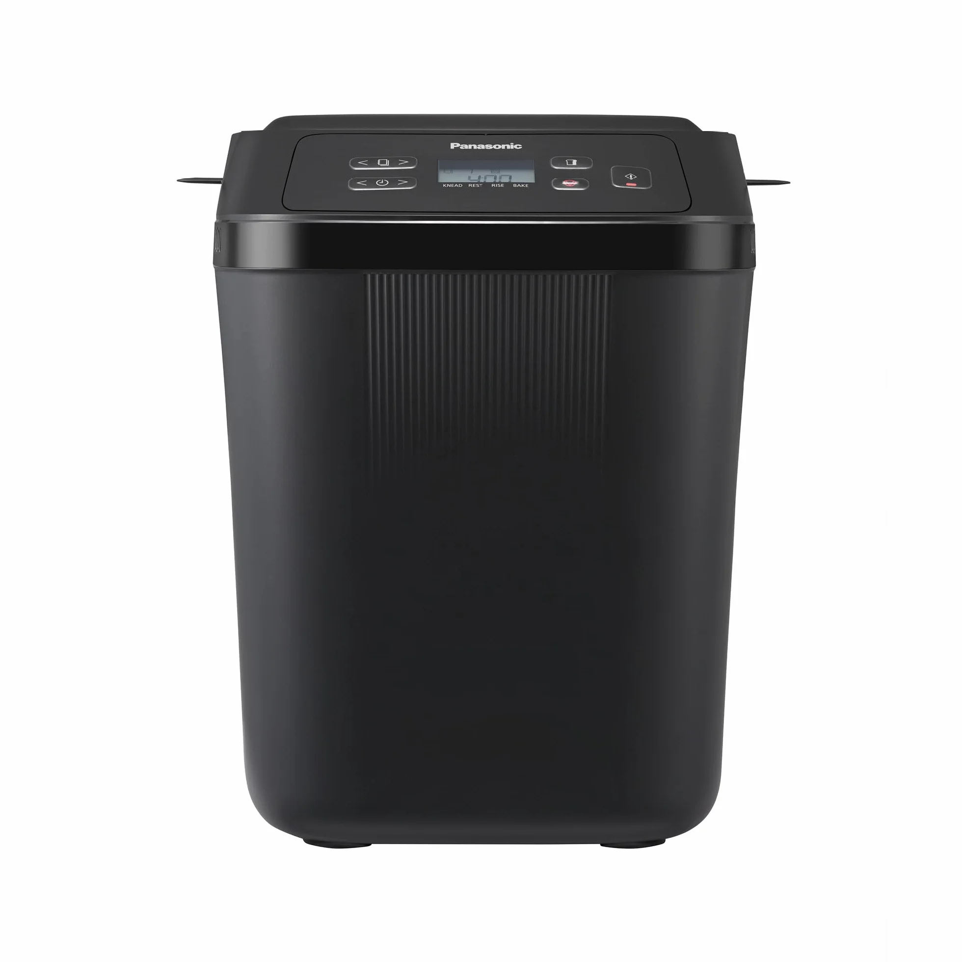 Panasonic SD-PN100KXE Mini Panificadora Automática para Hogares Pequeños, 4 Programas Sin Gluten, Diseño Compacto, 18 Programas Automáticos, Pantalla LCD, Pan Pequeño 200 o 400g, Negro