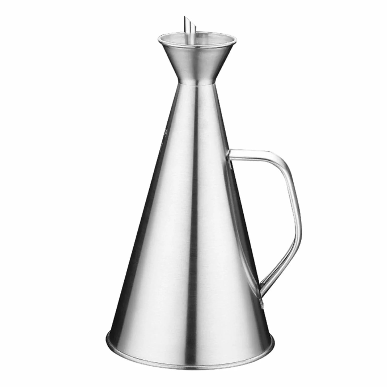 Botella de Aceite Oliva Acero Inoxidable, 500ML, vinagre, Salsa, condimento, dispensador