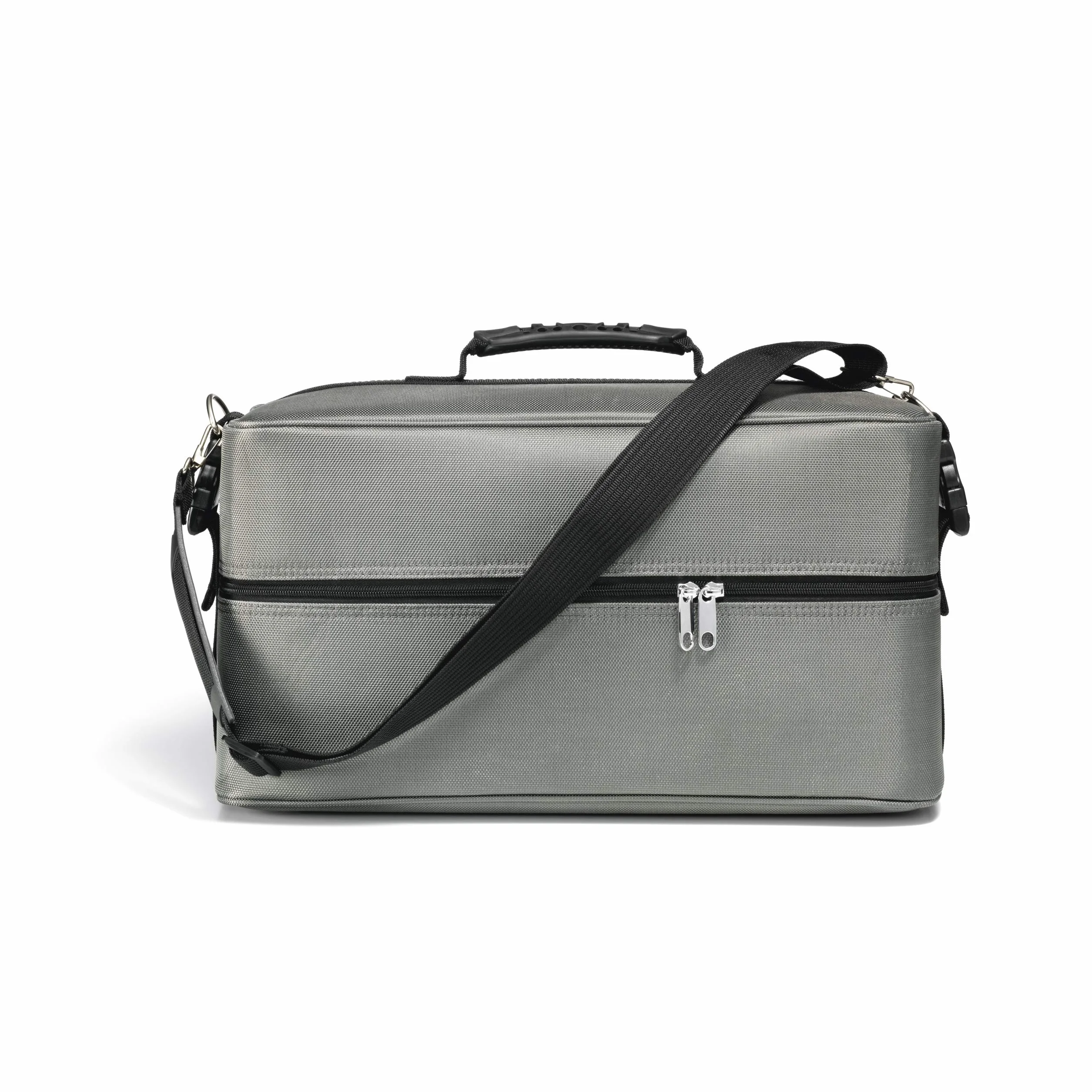 Prym 612835 Cofre de costura Deluxe L 1pz Maletín de Costura, Poliamida, Antracita, 44,5 x 23 x 21,5 cm