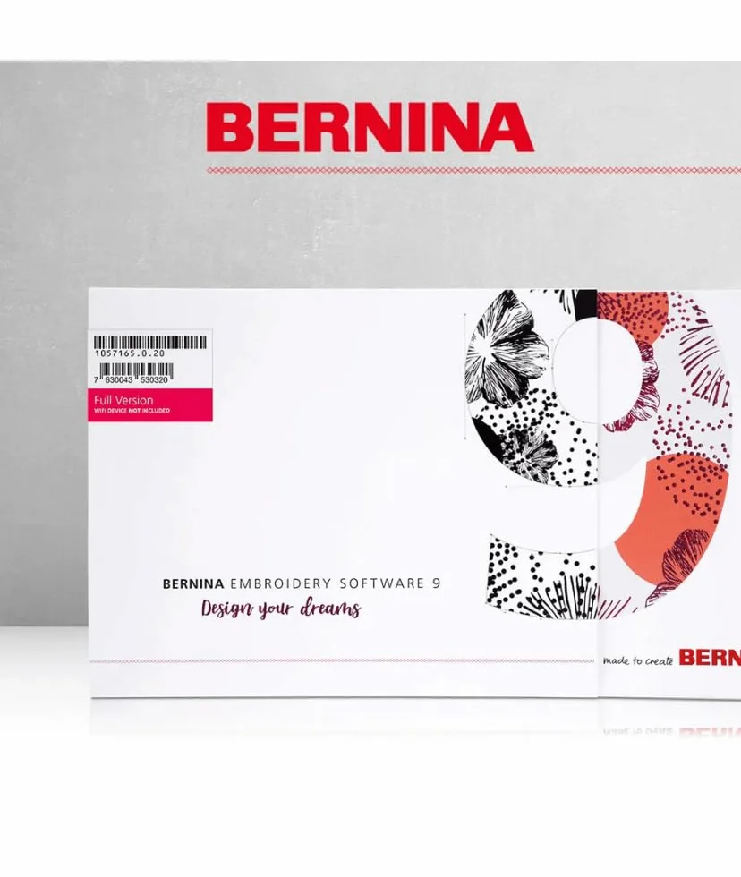 Bernina Software de Bordado Designer Plus V9 (WiFi) Versión completa