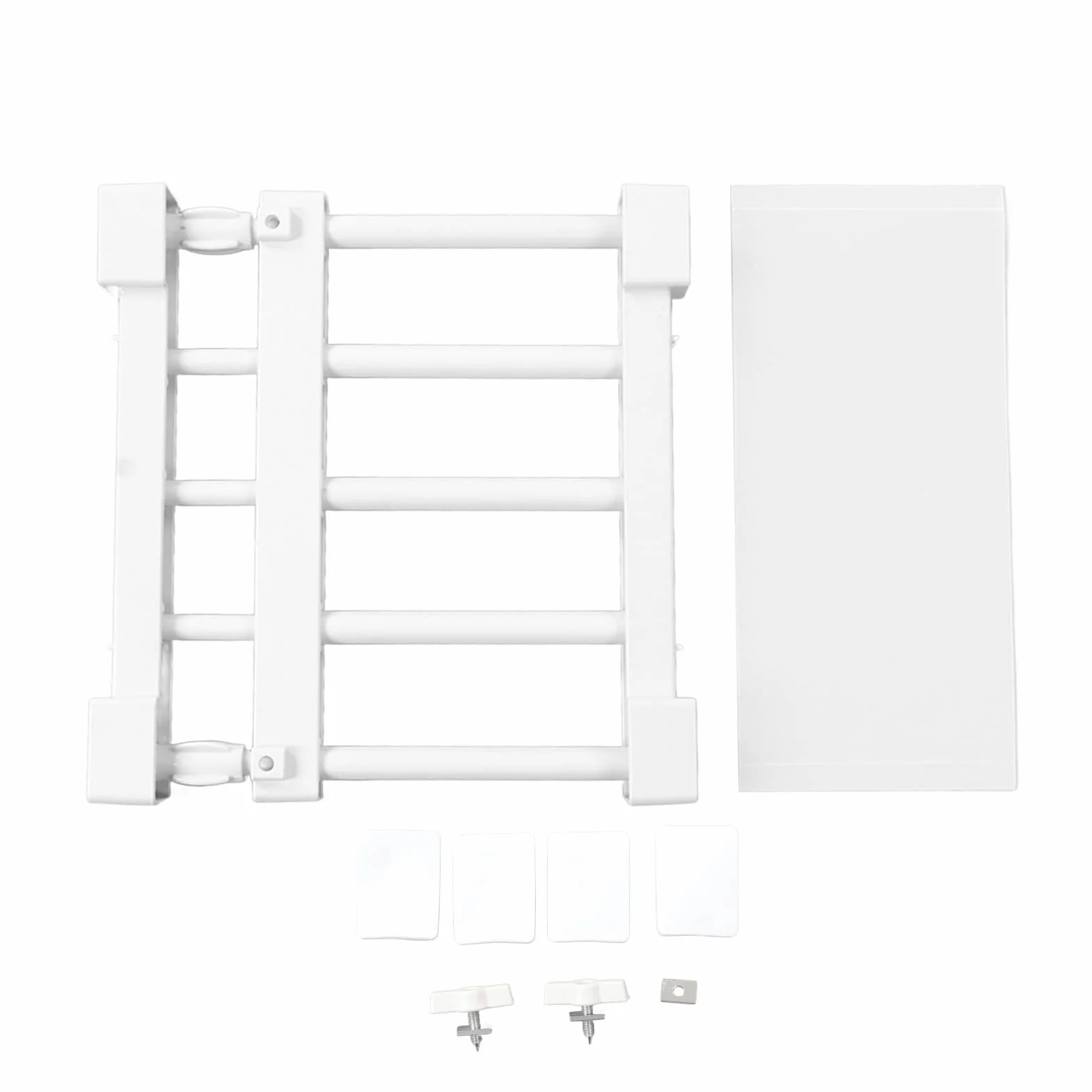 Acuto Estante Ajustable para Armario Sin Clavos, Organizador Extensible Multifuncional de Tensión Ajustable 23-30 cm