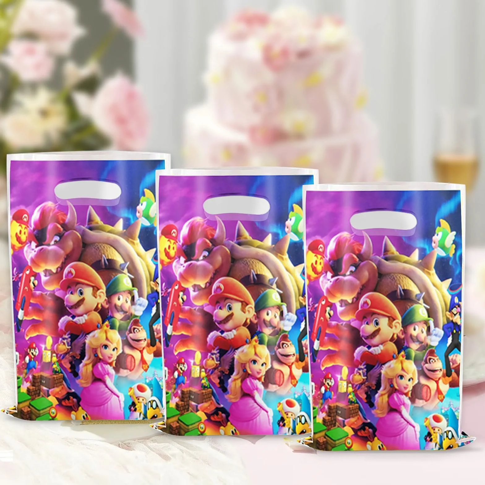 30 bolsas de regalo, bolsas para fiestas de cumpleaños infantiles, suministros para fiestas de cumpleaños, obsequios ideales y pequeñas bolsas para envolver regalos