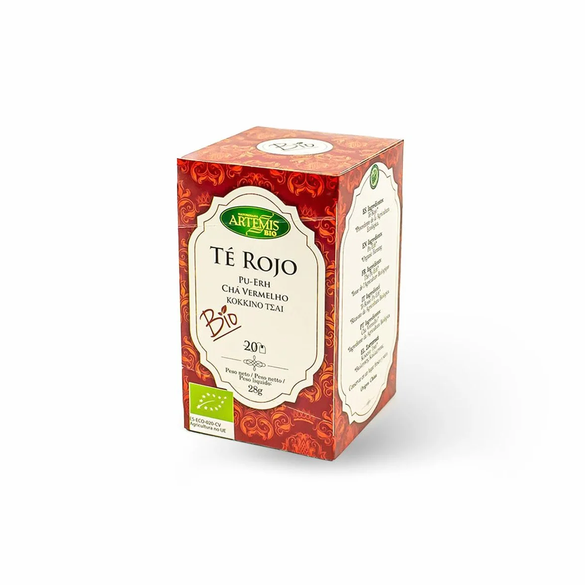 BOLSITAS ECO 20 Filtros TE ROJO PUERH