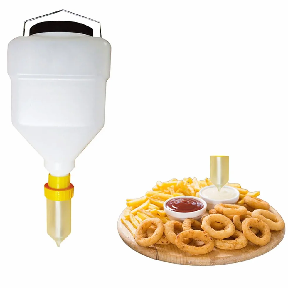 Botellas exprimibles de condimentos, dispensador de salsa colgante de 3.5/5.5L, diseño a prueba de fugas, recargables, multiusos, para cocina, camping, mostaza, jarabe, ensalada, uso al aire libre