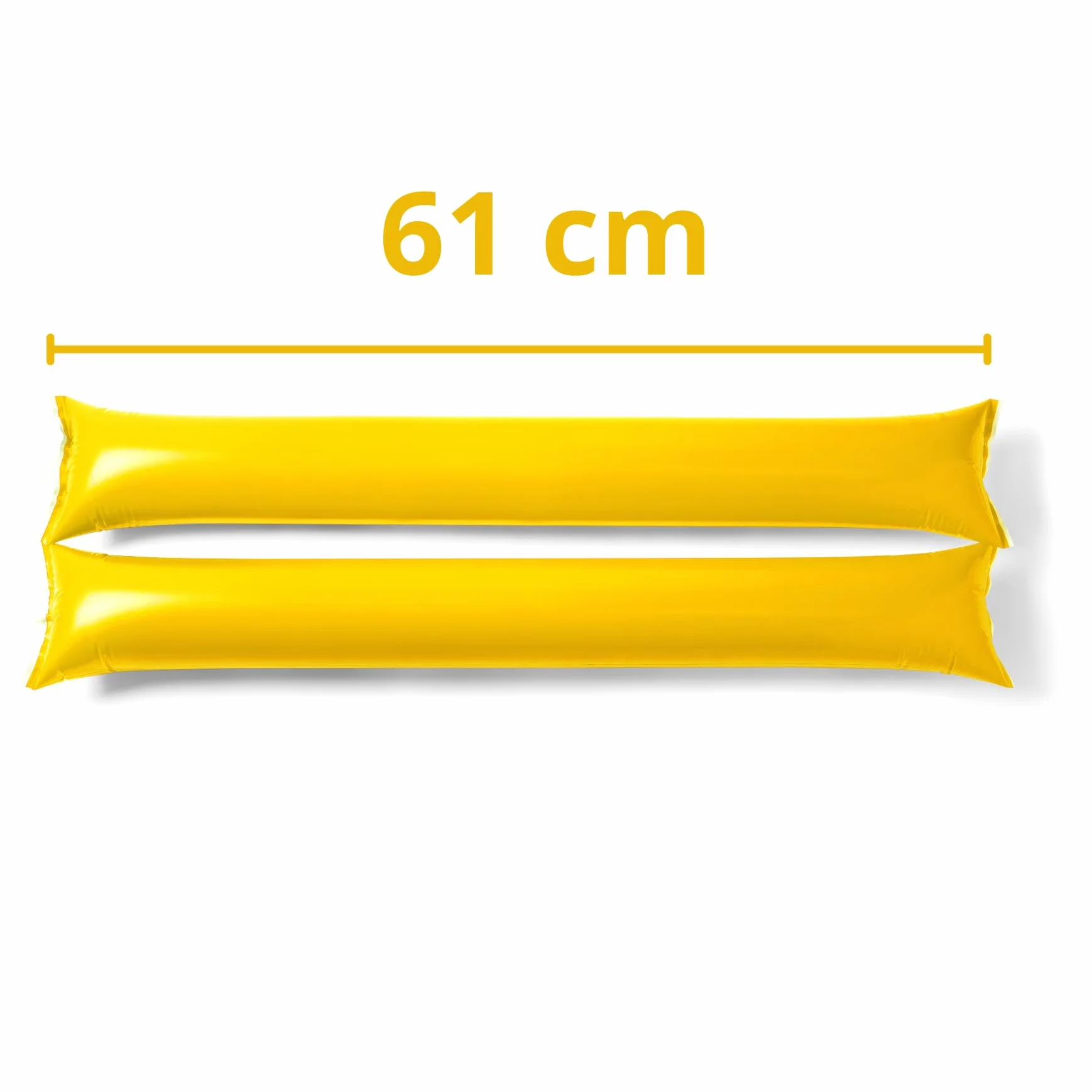 Pack de 50 Pares de Aplaudidores Hinchables Reutilizables – Palos de Animación Ruidosos para Eventos y Deportes