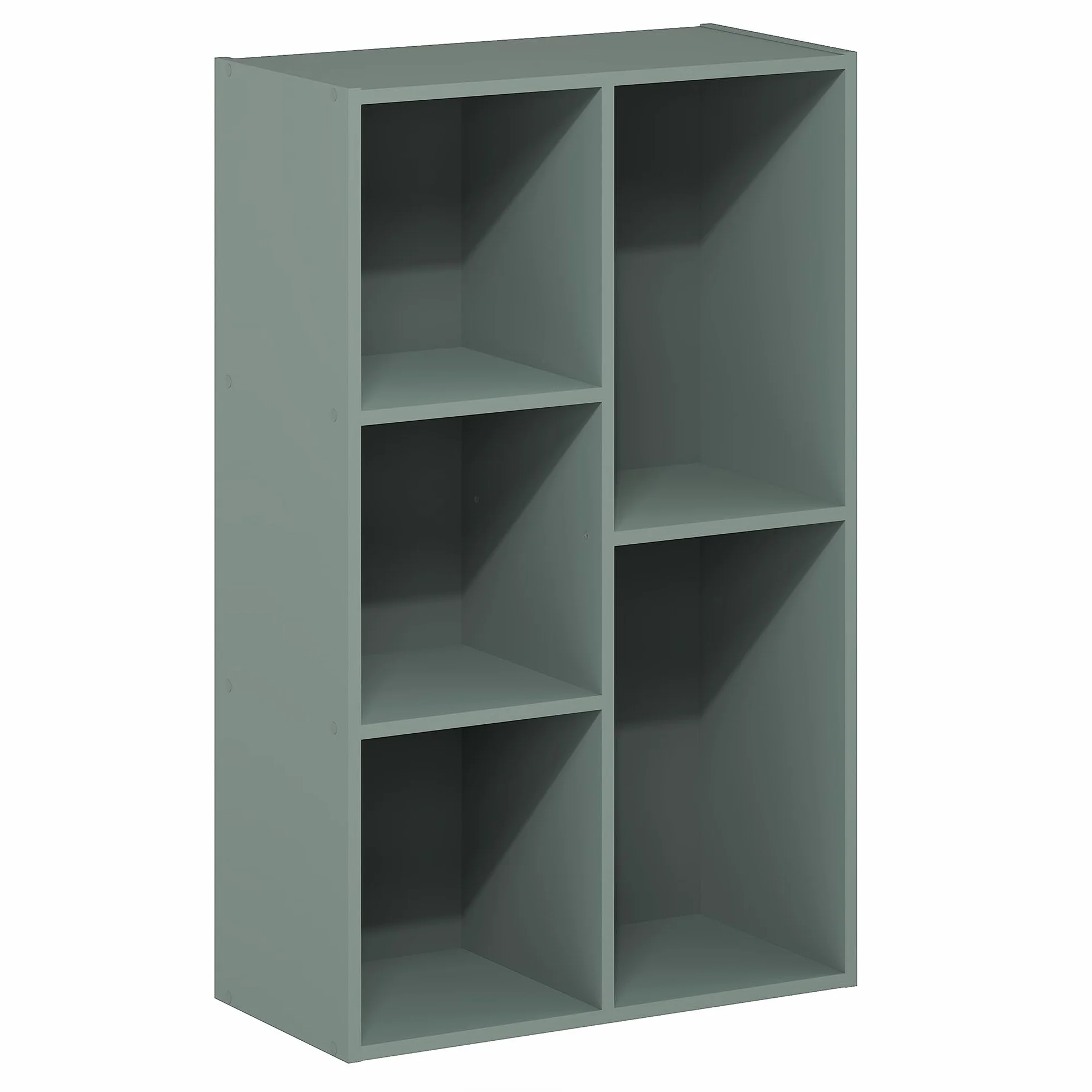 Furinno Luder Estantería 5 Cubos Reversible 9,4x19,5x31,5 Verde Salvia