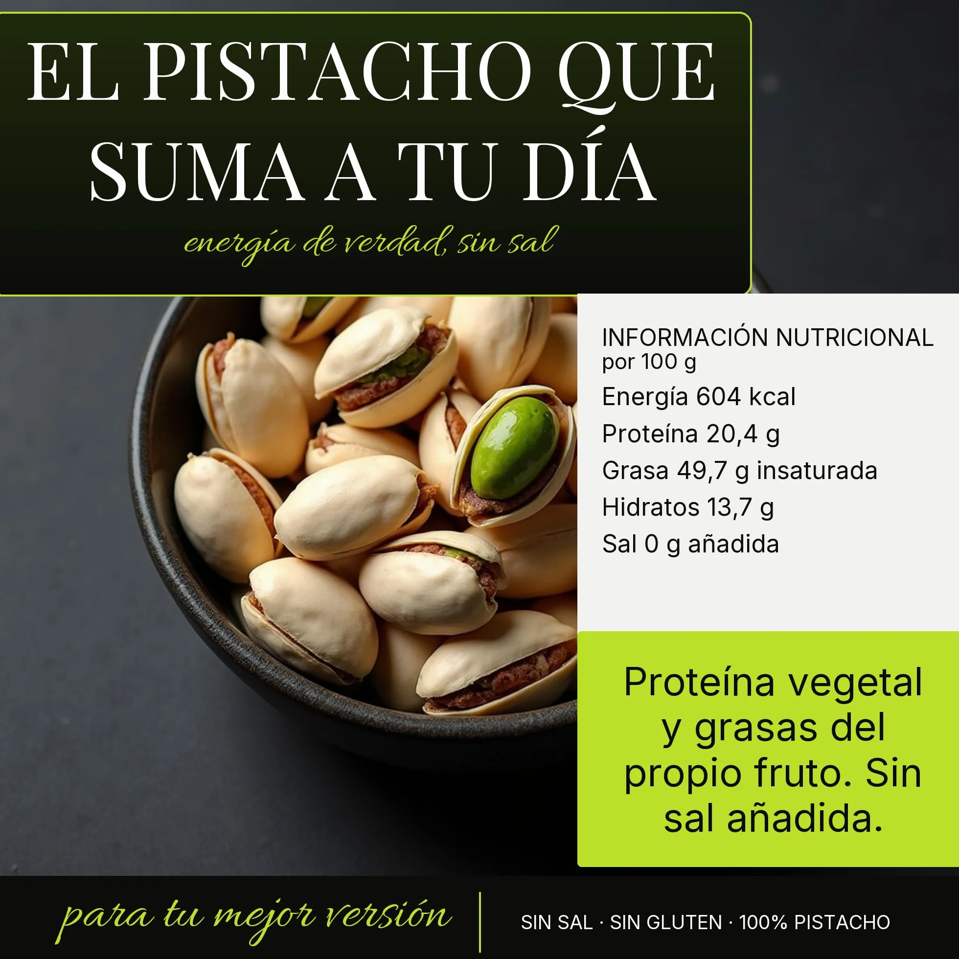 Pistachos Tostados Sin Sal Españoles Con Cáscara 4x250g Snack Saludable