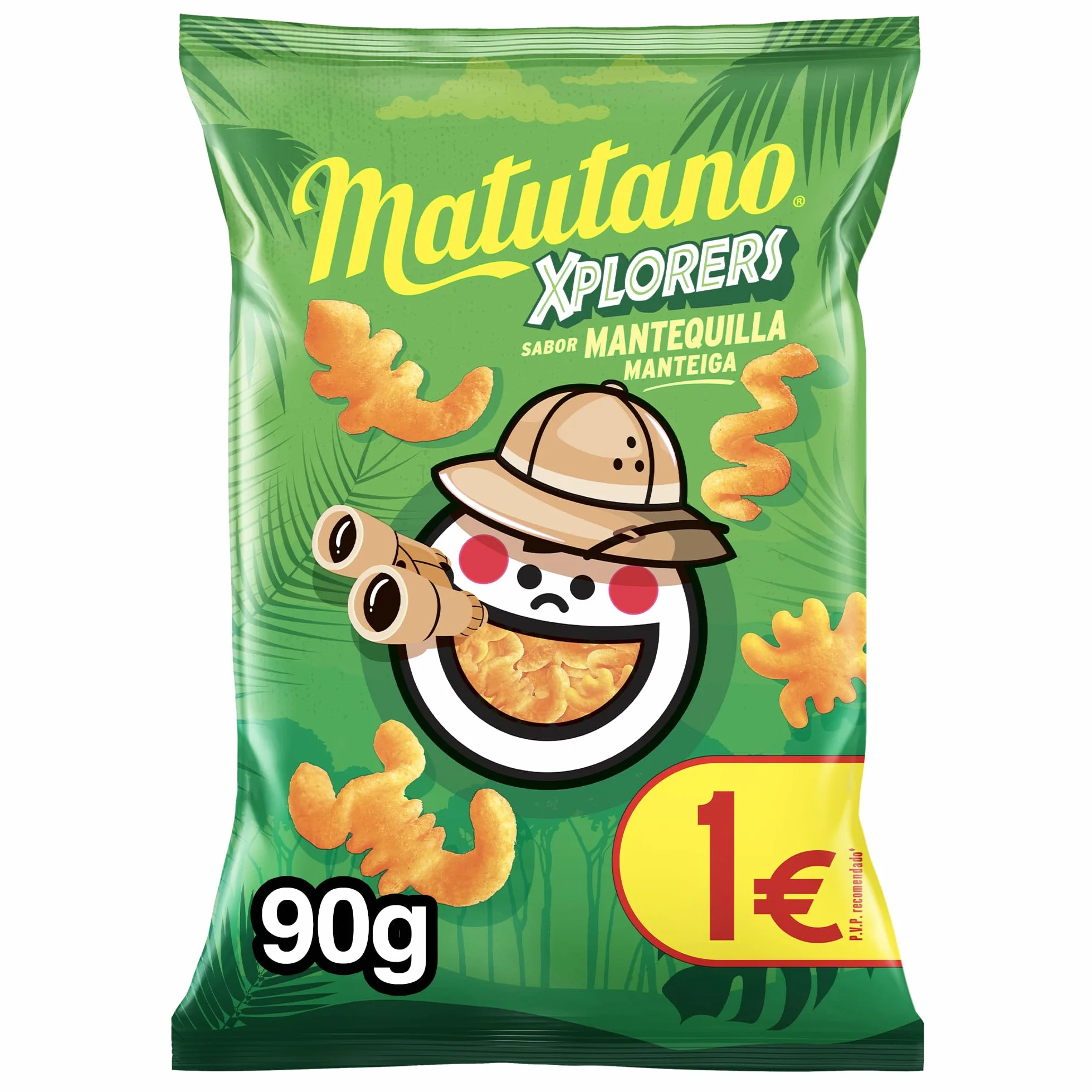 Matutano Xplorers Snack con sabor mantequilla 90 gramos