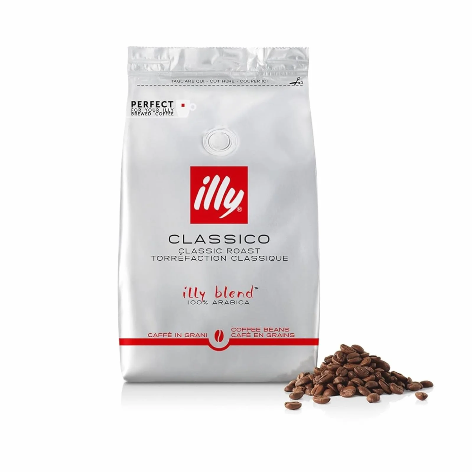 illy CLASSICO Café en Grano 100% Arábica 500g