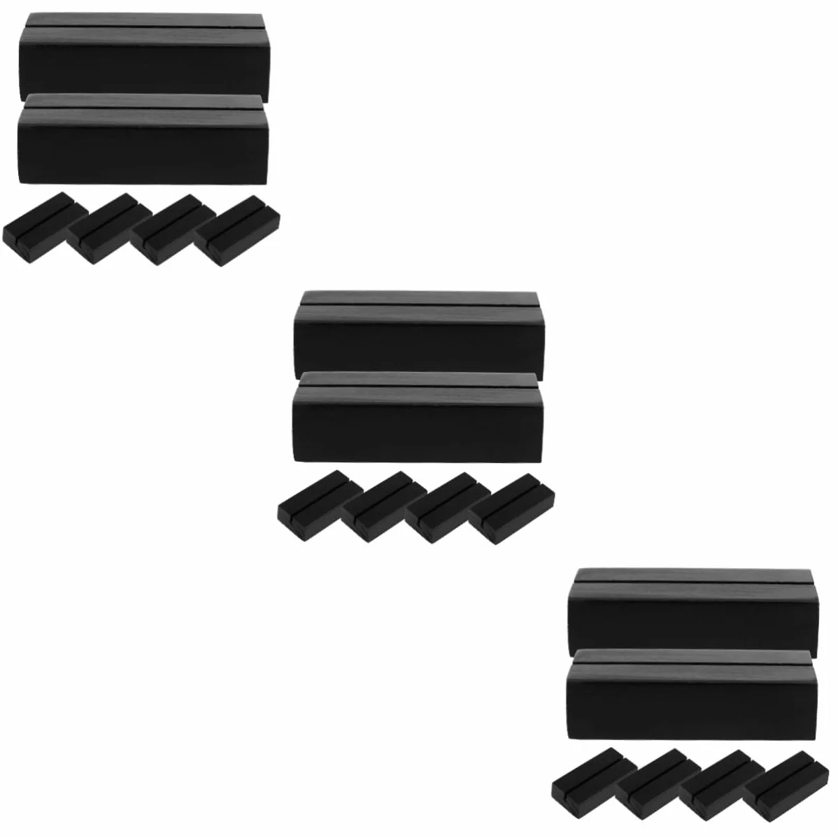 OUNONA 18piezas Soporte De Número De Mesa para Bodas y Eventos Base para Exhibición De Tarjetas y Nombres Decoración De Mesa Elegante y Duradera
